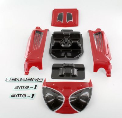 LC-Racing L6163 Desert Truck body red, 6-piece bei Trade4me RC-Modellbau kaufen